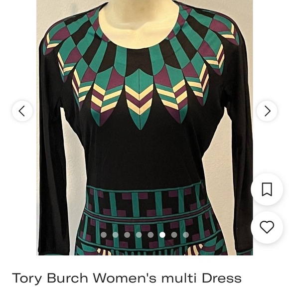 Tory Burch! Stunning fall dress size M, 100% Silk. - Picture 3 of 8